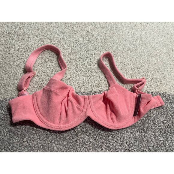 NWT Victorias Secret 2 Pc Bikini 34D/M Essential Triangle Boyshort Bottom Pink - Picture 3 of 16